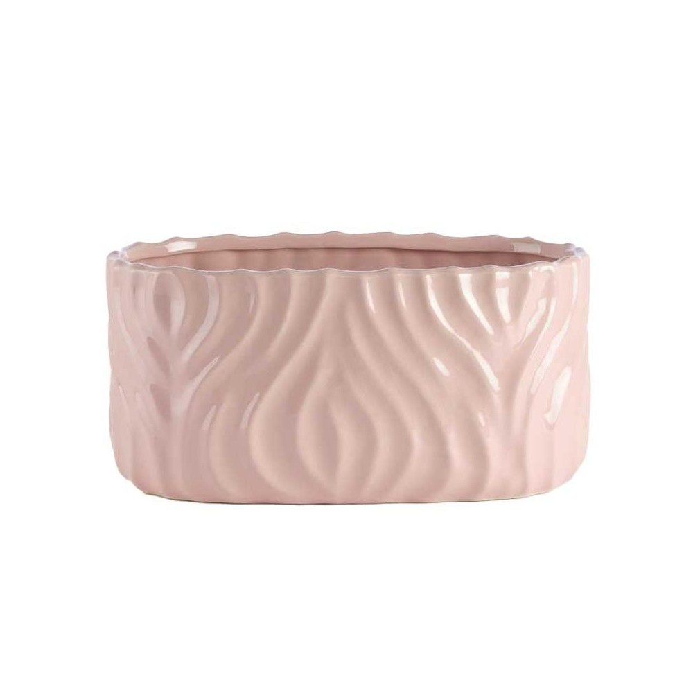 VASO ROSA CHIARO CERAMICA EST 20X11H11